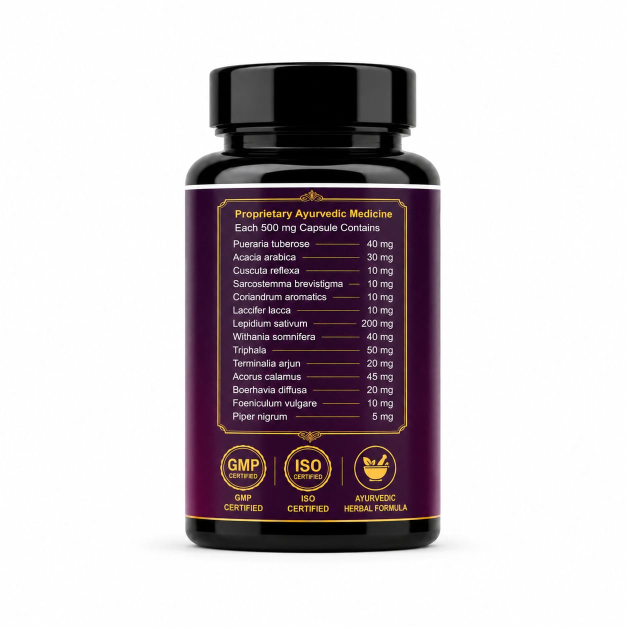 BlackBird Herbal CYST Sanjeevani – Ayurvedic PCOS & Hormonal Wellness Capsules