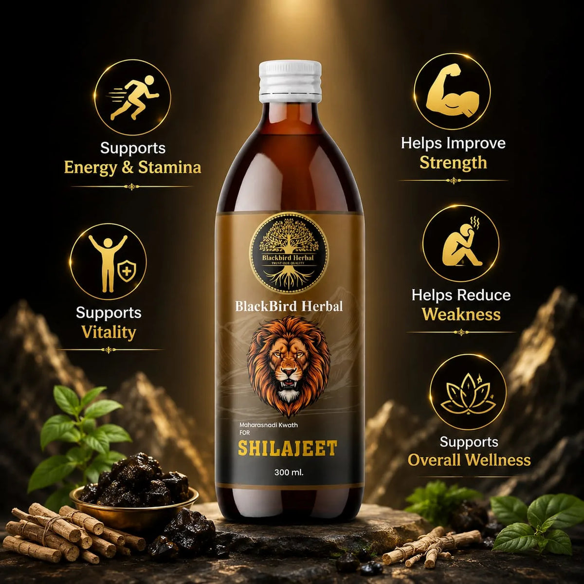 BlackBird Herbal Shilajeet 300ml