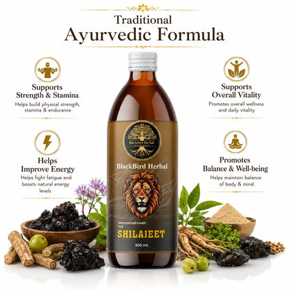 BlackBird Herbal Shilajeet 300ml