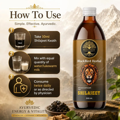 BlackBird Herbal Shilajeet 300ml
